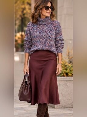 Nordstrom ELODIE Multicolor Turtleneck Sweater size small
